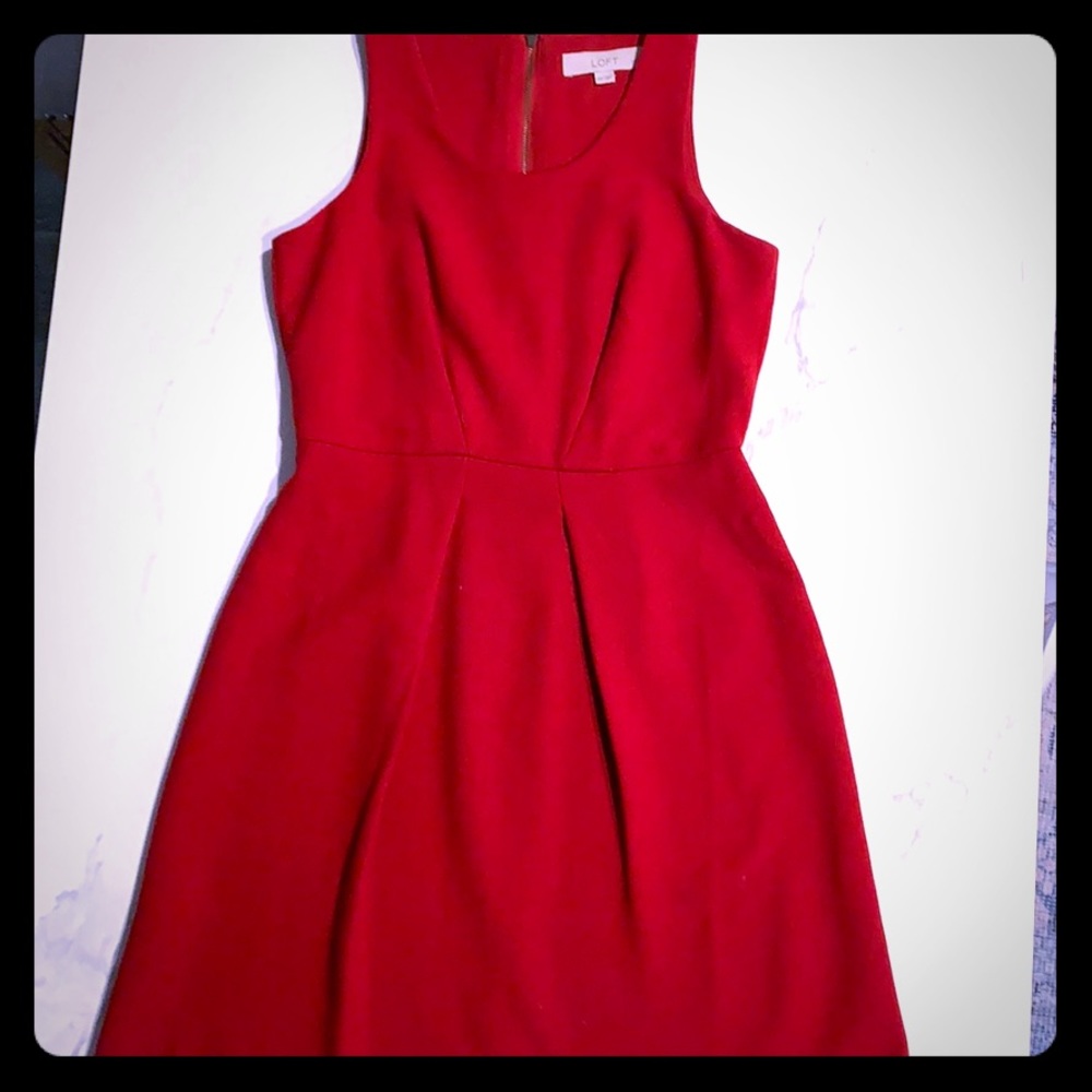 Loft Dress- red
